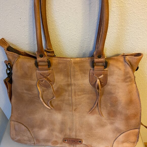 NEW~Bed/Stu Bruna Handcrafted Leather Shoulder Bag - Picture 5 of 9